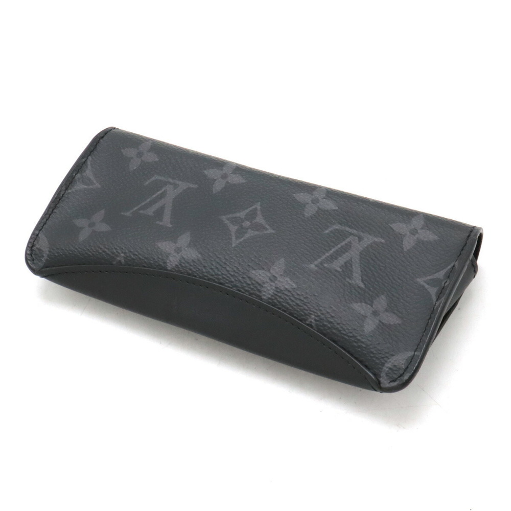 Louis Vuitton Monogram Eclipse Glasses Case Leath… - image 2